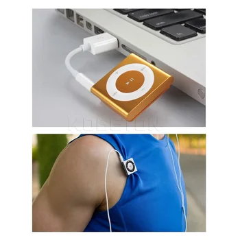 Kebidu 3,5 mm Lizdas USB 2.0 Duomenų Sinchronizavimo Įkroviklis, Perkėlimo Audio Adapteris Kabelio laido Apple iPod Shuffle 3 4 5 6