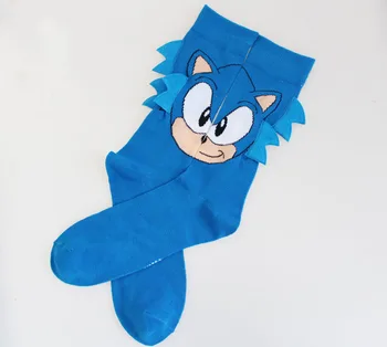Anime Žaidimas Sonic The Hedgehog Bendrojo Kojinės Sonic Vyrų Knee-High Susiuvimo Modelis neleidžiančioms slysti Nematomas Atsitiktinis Kojinės Suaugusiųjų Dovana