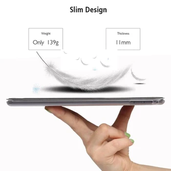 Atveju Samusng Galaxy Tab 8.0 colių 2016 T350 flip Dangtelis Stovi Auto Miego Smart Fandas SM-T350 T355 P350 P355 tablet atveju