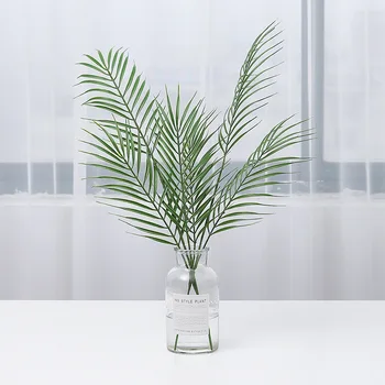 Palmių Dirbtinis Žalieji Augalai Plastiko Lapų Padirbtų Augalų, už Namo Vestuvių Gyvenamasis Kambarys Balkonas Stalo Apdailos Išsimėtę Lapai