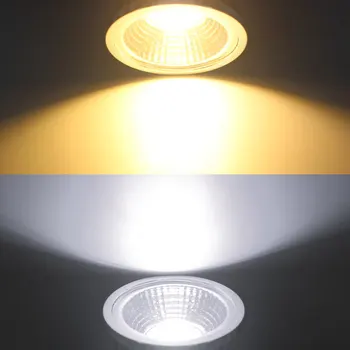 Super Šviesus GU10 led Lemputės Šviesos Pritemdomi lampada Apdailos Ampulä-Šiltas/Baltos spalvos 220V 9W 12W 15W cob lampada led GU10 led lempos