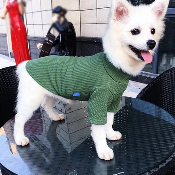 Šunelis Drabužių Super Minkštas Šuniukas Liemenė marškinėliai Mielas Kietosios spalvos Šuo, Katė Drabužius Mažas Šuo Čihuahua Medvilnės Dugno Marškinėliai #