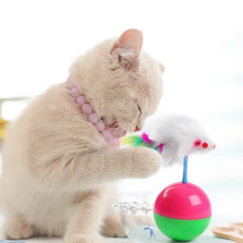 Patvarus Naminių Kačių Žaislai Mimi Mėgstamą Kailio Pelės Masažuoklis Kačiukas Kačių Žaislai, Plastikiniai Play Kamuoliukus skirtus Gaudyti Kačių Reikmenys