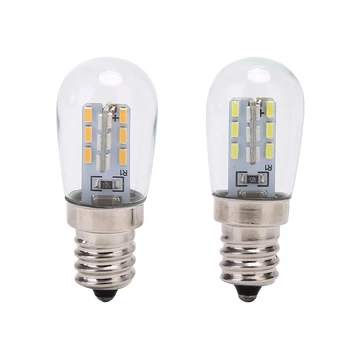 LED Lemputės E12 220V E12 LED Didelis Šviesus Stiklo Atspalvį Lempa Gryna Šiltai Balta Apšvietimo Siuvimo Mašina, Šaldytuvas