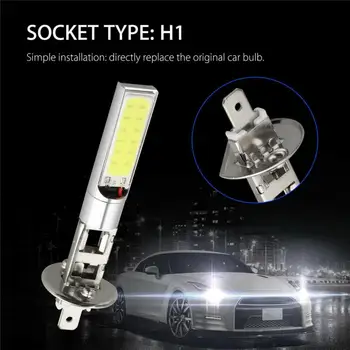 H1 LED Canbus H3 LED Automobilių Šviesos Ultra Balta Automatinis priekinių Žibintų Lemputės, Automobilių Aksesuarai Led Luces Led Para Auto Rūko žibintų Transporto priemonės Žibintas