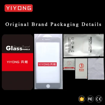 YIYONG 5D Visiškai Padengti Grūdinto Stiklo OnePlus 7 T 8T 6 6T Ekrano apsaugos OnePlus 8 Pro 