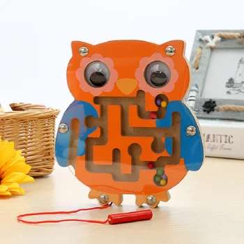 Medinių Gyvūnų Smegenų Labirintas Žaislas Vaikams Magnetinių Bėgių Kibinimas Įspūdį Valdybos Labyrint Vaikas Švietimo Montessori Mokymo Įspūdį Žaislas