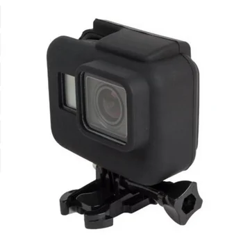 Naujas Go Pro Minkšto Silikono Atveju Apsaugos Dangtelis GoPro Hero 5 6 7 Black Sporto veikla Fotoaparato Priedai Standartinis Rėmas